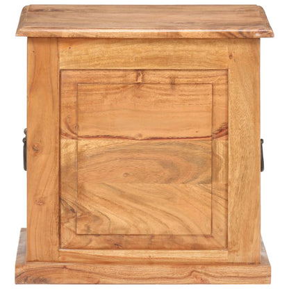 Chest | Natural wood | Solid acacia wood | Small | Storage Chest | Square