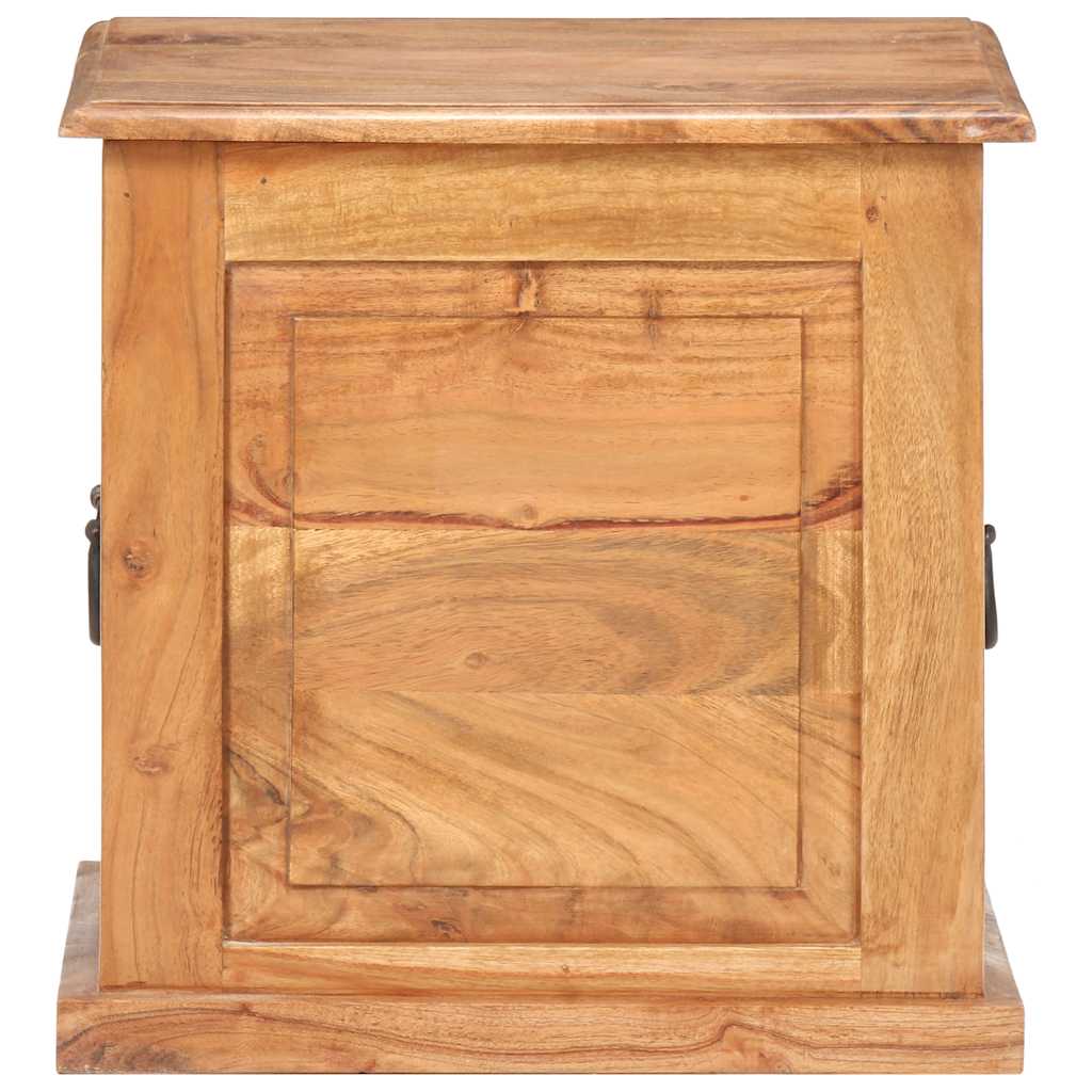 Chest 40x40x40 cm Solid Acacia Wood