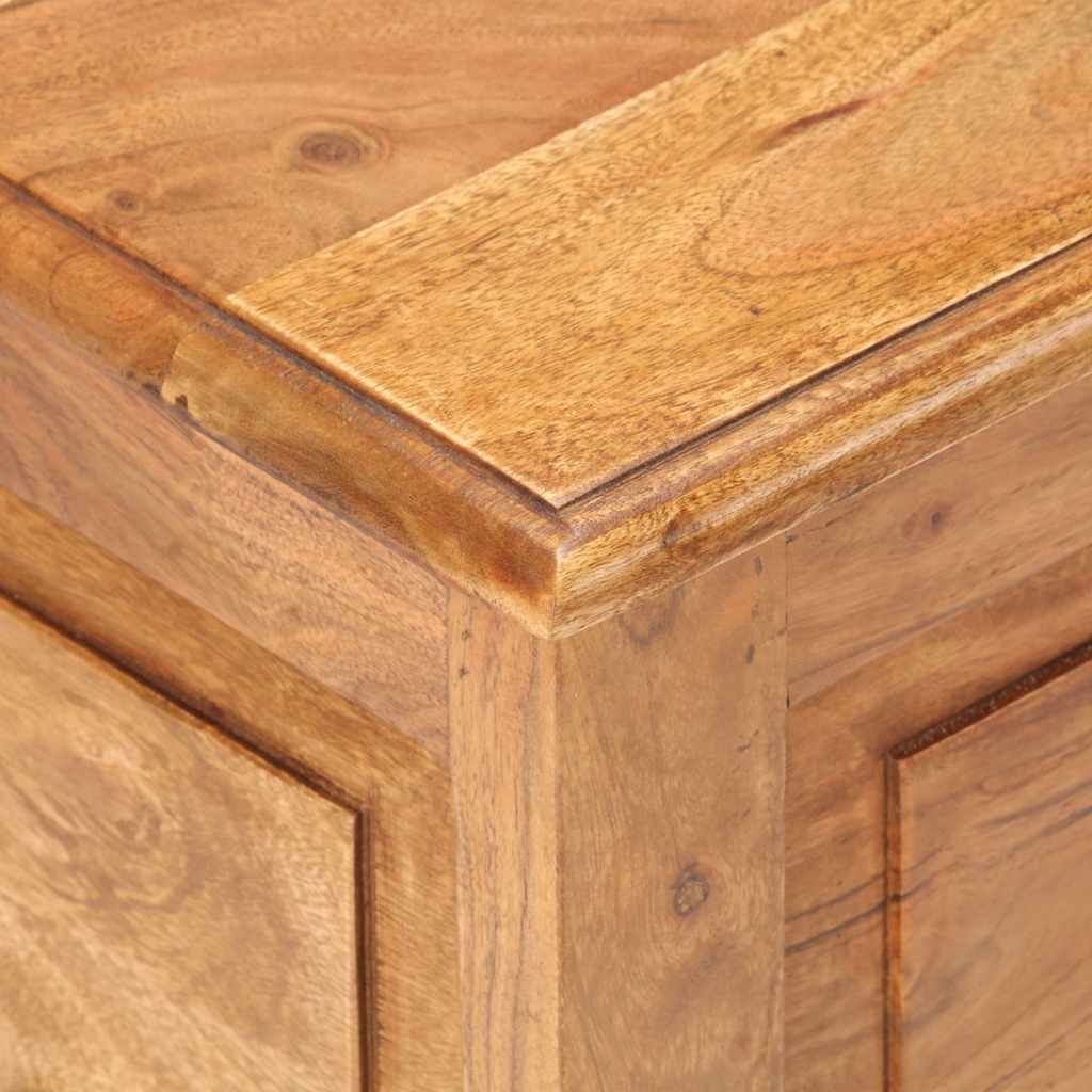 Chest | Natural wood | Solid acacia wood | Small | Storage Chest | Square