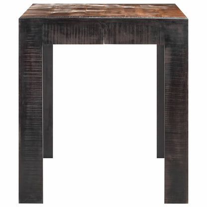 Dining Table | Natural wood tone and black | Solid rough mango wood