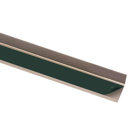 Stair Nosings in L-shape 5 pcs Aluminium 90 cm Brown