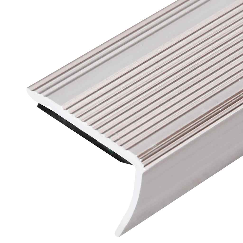Stair Nosings in L-shape 5 pcs Aluminium 90 cm Champagne
