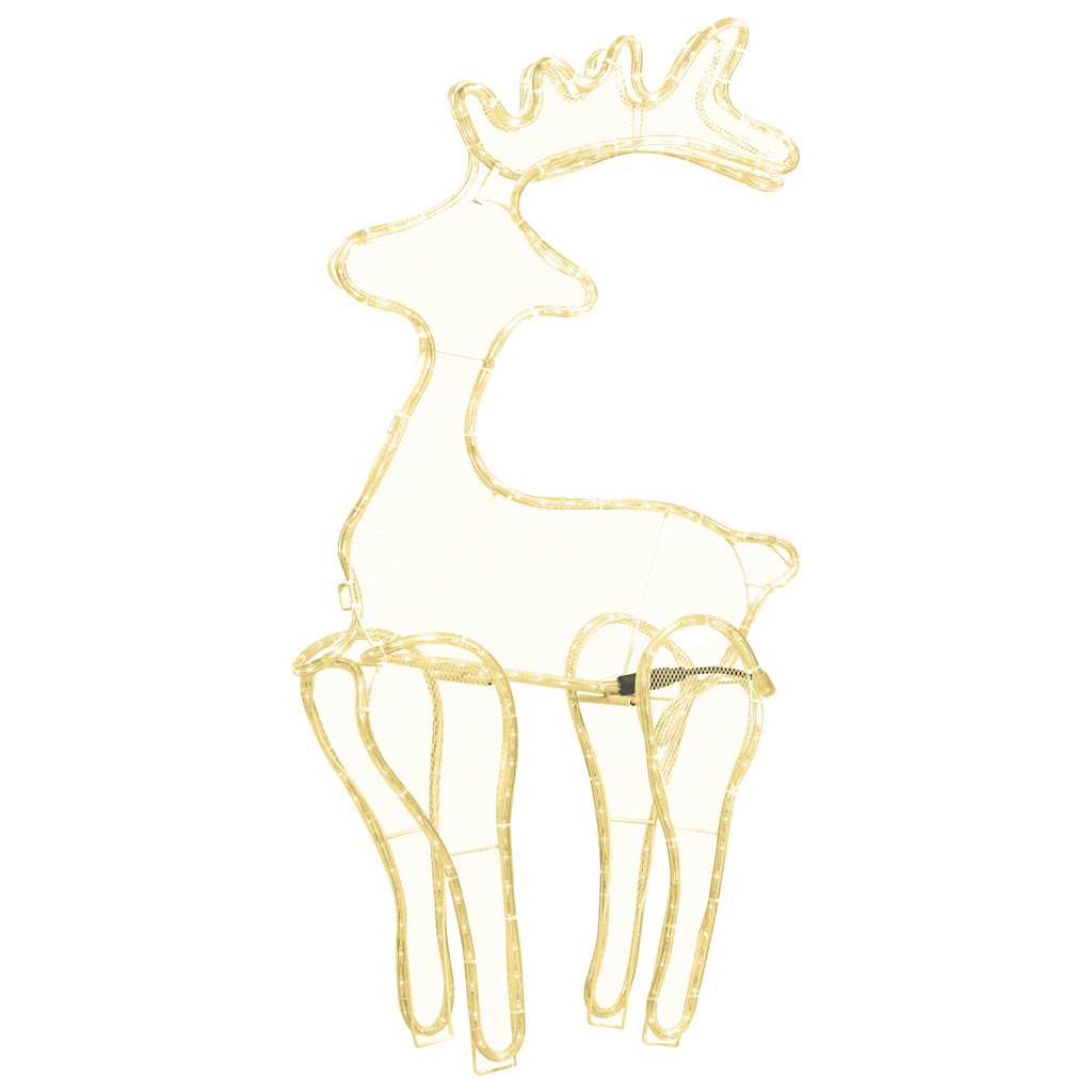 Reindeer Christmas Decoration with Mesh 306 LEDs 60x24x89cm