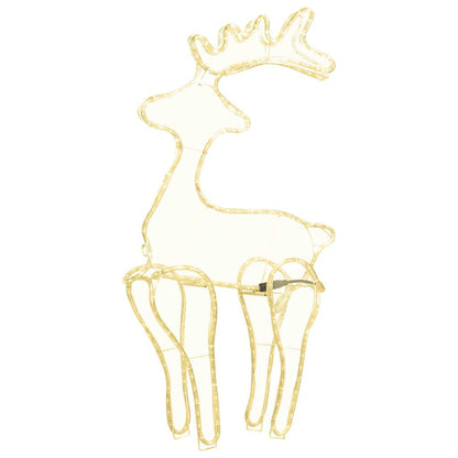Reindeer Christmas Decoration with Mesh 306 LEDs 60x24x89cm