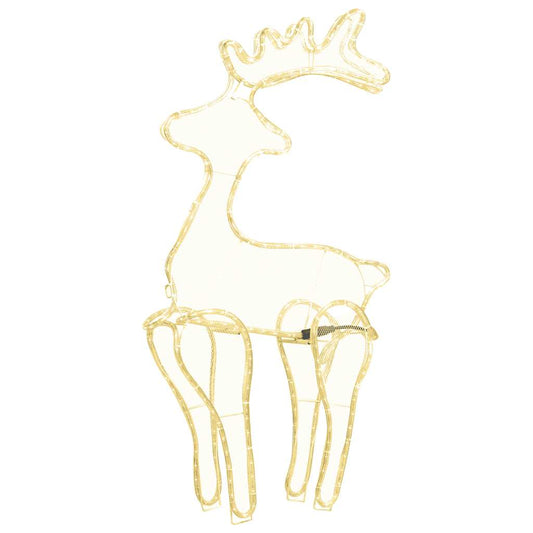 Reindeer Christmas Decoration with Mesh 306 LEDs 60x24x89cm