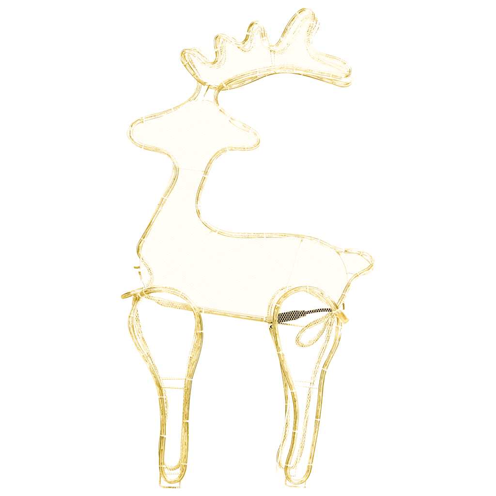 Reindeer Christmas Decoration with Mesh 306 LEDs 60x24x89cm