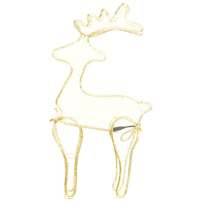 Reindeer Christmas Decoration with Mesh 306 LEDs 60x24x89cm