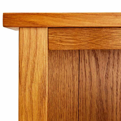 7-Tier Bookcase 90x22.5x200 cm Solid Oak Wood