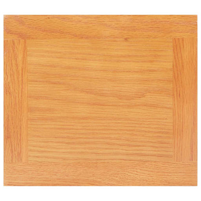 289185 vidaXL Side Table 27x24x55 cm Solid Oak Wood