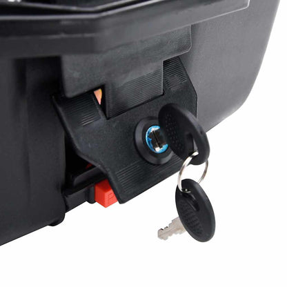 150673 vidaXL Motorbike Top Case 24 L for Single Helmet