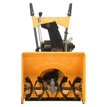 146889 vidaXL Snow Thrower 6,5 HP Yellow and Black