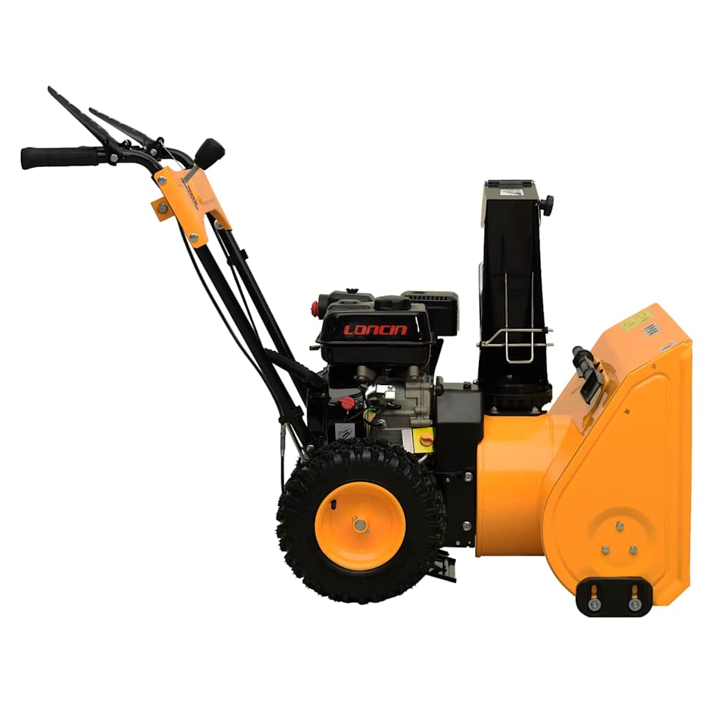 146889 vidaXL Snow Thrower 6,5 HP Yellow and Black