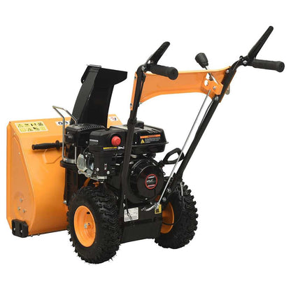 146889 vidaXL Snow Thrower 6,5 HP Yellow and Black