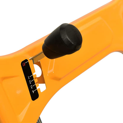 146889 vidaXL Snow Thrower 6,5 HP Yellow and Black