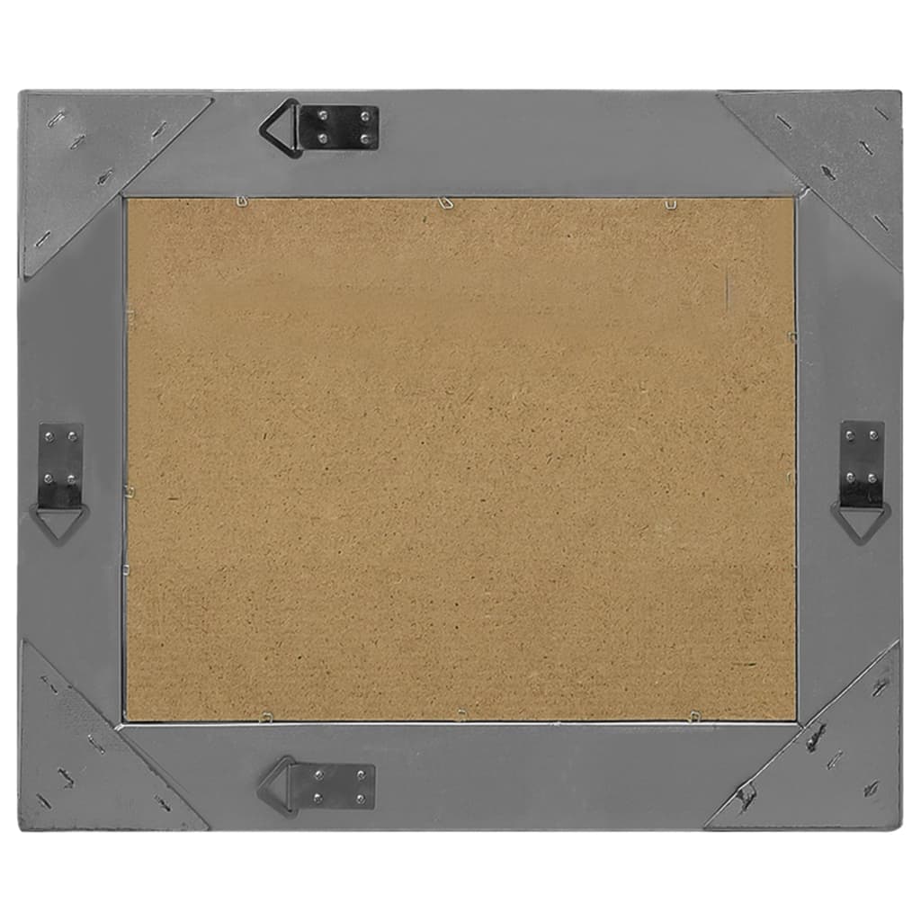 Wall Mirror Baroque Style 50x40 cm Black