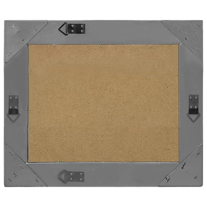 Wall Mirror Baroque Style 50x40 cm Black