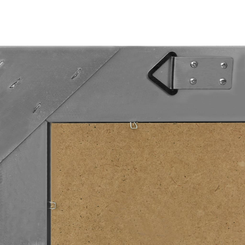 Wall Mirror Baroque Style 50x40 cm Black