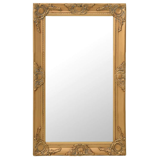 320321 vidaXL Wall Mirror Baroque Style 50x80 cm Gold