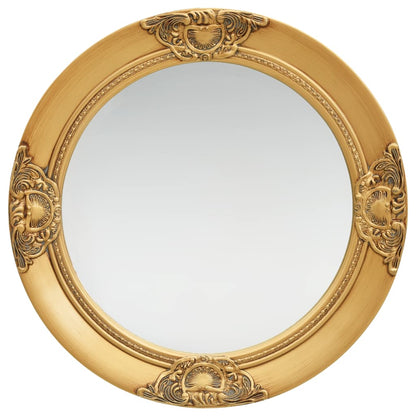 Wall Mirror Baroque Style 50 cm Gold