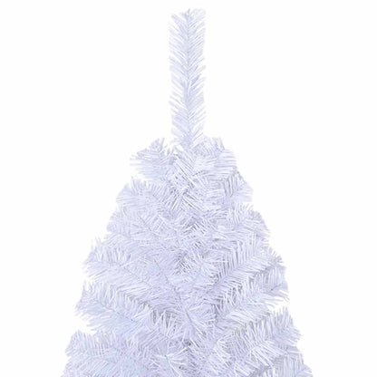 Artificial Christmas Tree with Thick Branches White 210 cm PVC