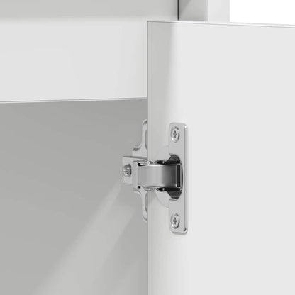 Bathroom Cabinet White 60x33x61 cm Engineered Wood