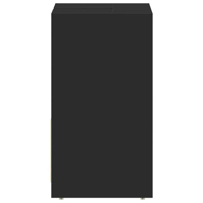 Bathroom Cabinet Black 60x33x60 cm Engineered Wood