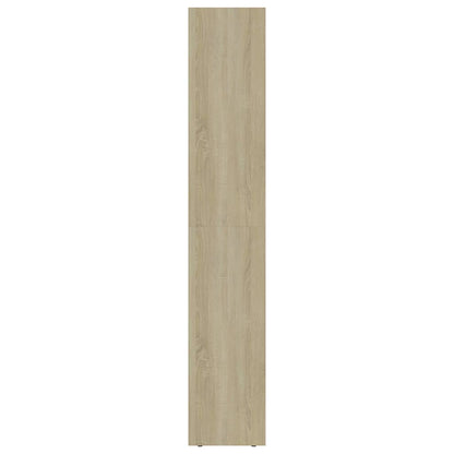 802870 vidaXL Book Cabinet Sonoma Oak 36x30x171 cm Engineered Wood