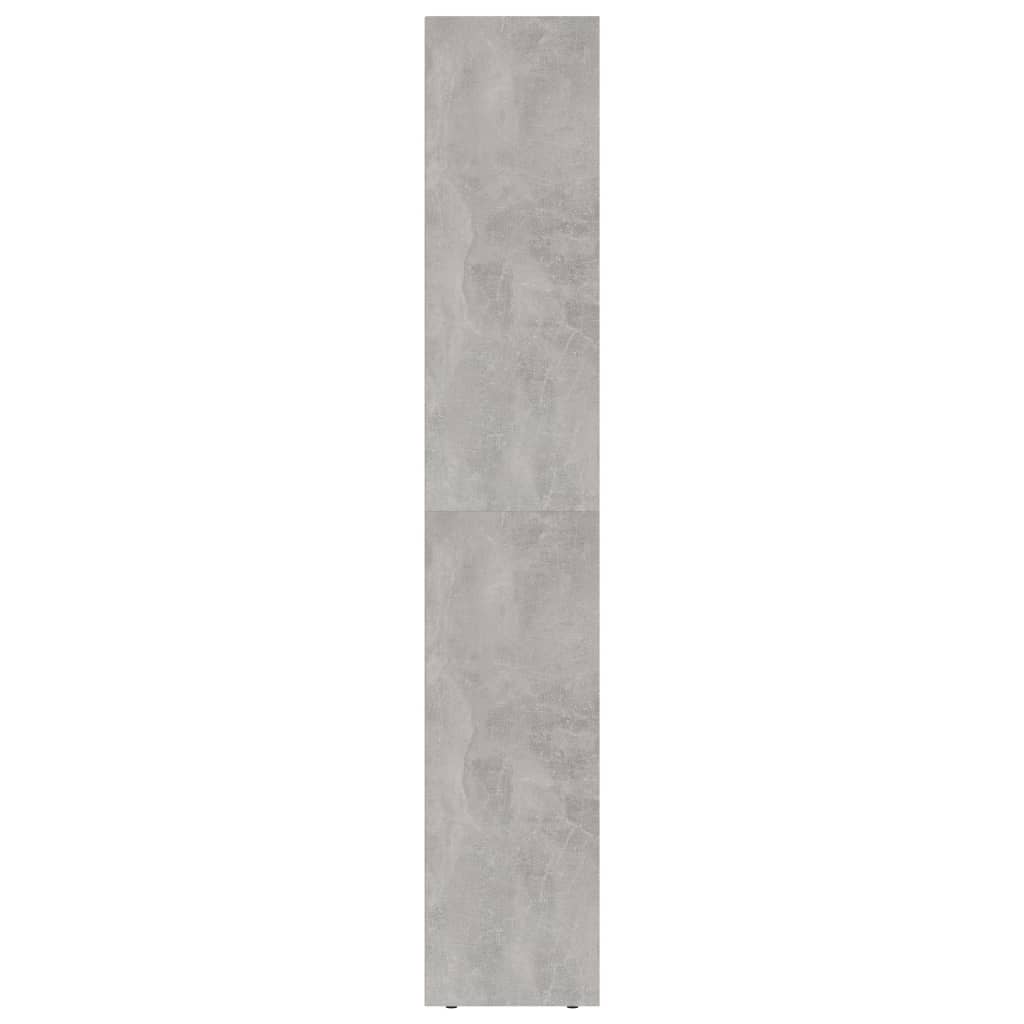 Book Cabinet Concrete Grey 36x30x171 cm Engineered Wood