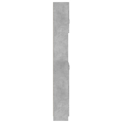 Bathroom Cabinet | Concrete grey | Engineered wood | Tall