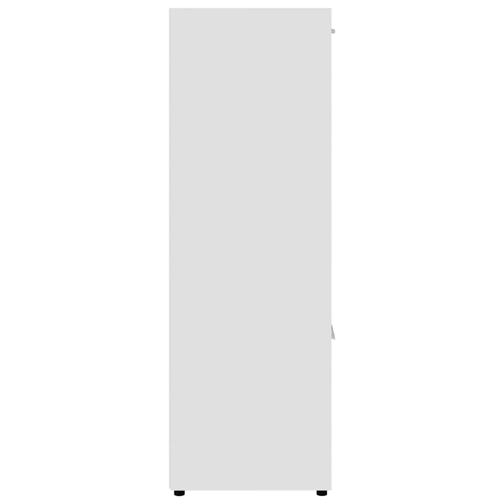 802930 vidaXL Book Cabinet White 90x30x90 cm Engineered Wood