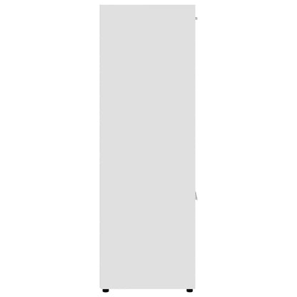802930 vidaXL Book Cabinet White 90x30x90 cm Engineered Wood