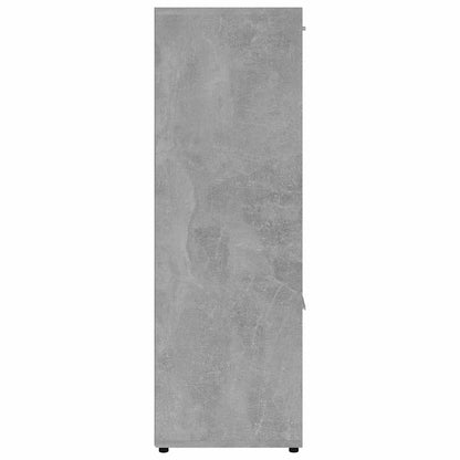 Book Cabinet Concrete Grey 90x30x90 cm Engineered Wood