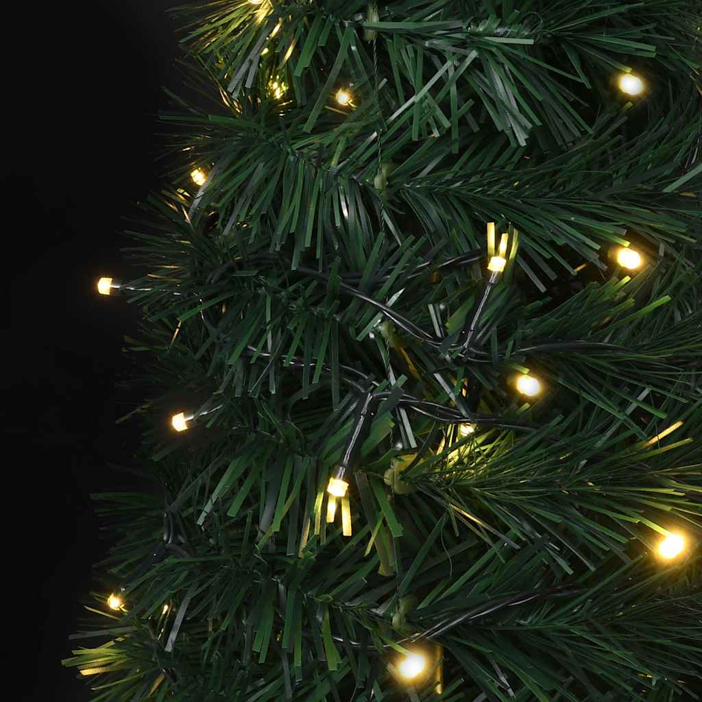 Pop-up String Artificial Pre-lit Christmas Tree Green 150 cm