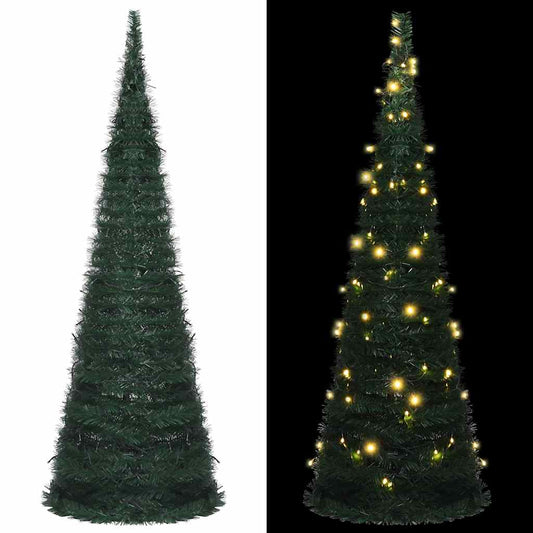 Pop-up Christmas Tree | Green | PVC | Tall | Collapsible