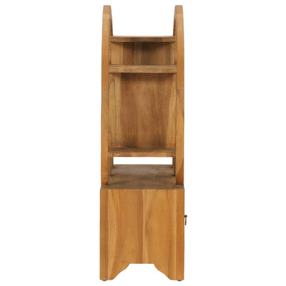 Cabinet with Yin Yang Shelf 68x26x83 cm Solid Teak Wood