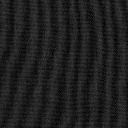Linen-Look Blackout Curtains with Grommets 2pcs Black 140x225cm