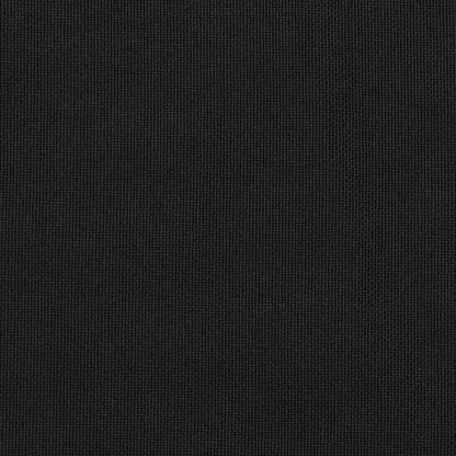 Linen-Look Blackout Curtains with Hooks Black 290x245 cm