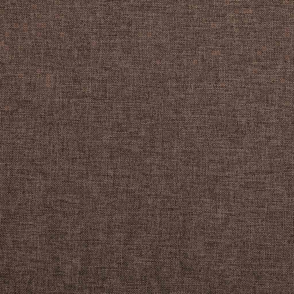 Linen-Look Blackout Curtains with Grommets 2pcs Taupe 140x225cm