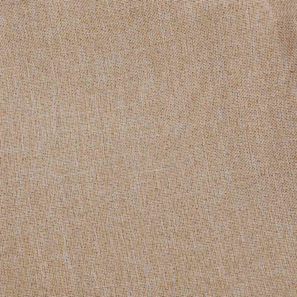Linen-Look Blackout Curtains with Grommets 2pcs Beige 140x225cm