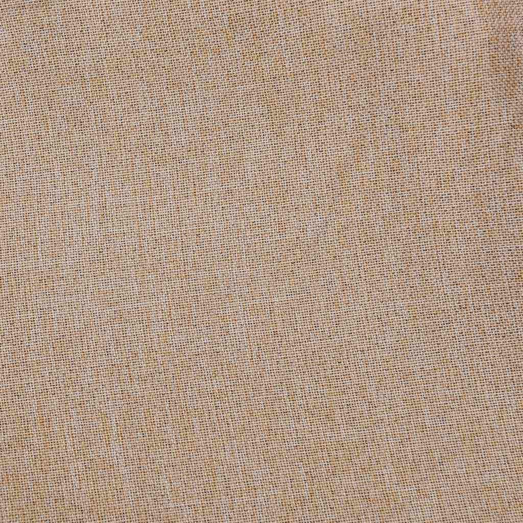Linen-Look Blackout Curtains with Grommets 2pcs Beige 140x245cm