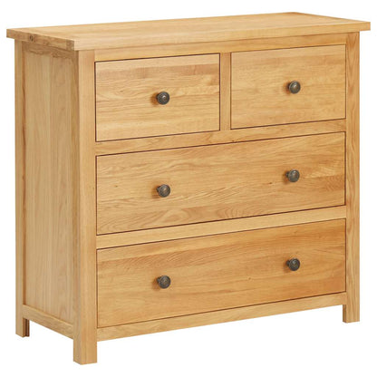 Chest Of Drawer | Natural Oak | Solid oak wood, MDF with oak veneer