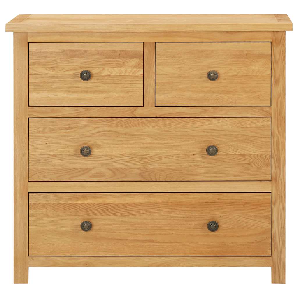 Chest Of Drawer | Natural Oak | Solid oak wood, MDF with oak veneer