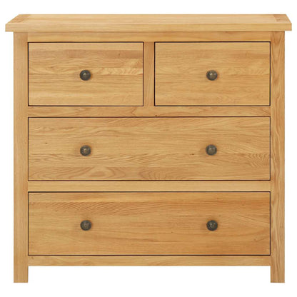 Chest Of Drawer | Natural Oak | Solid oak wood, MDF with oak veneer