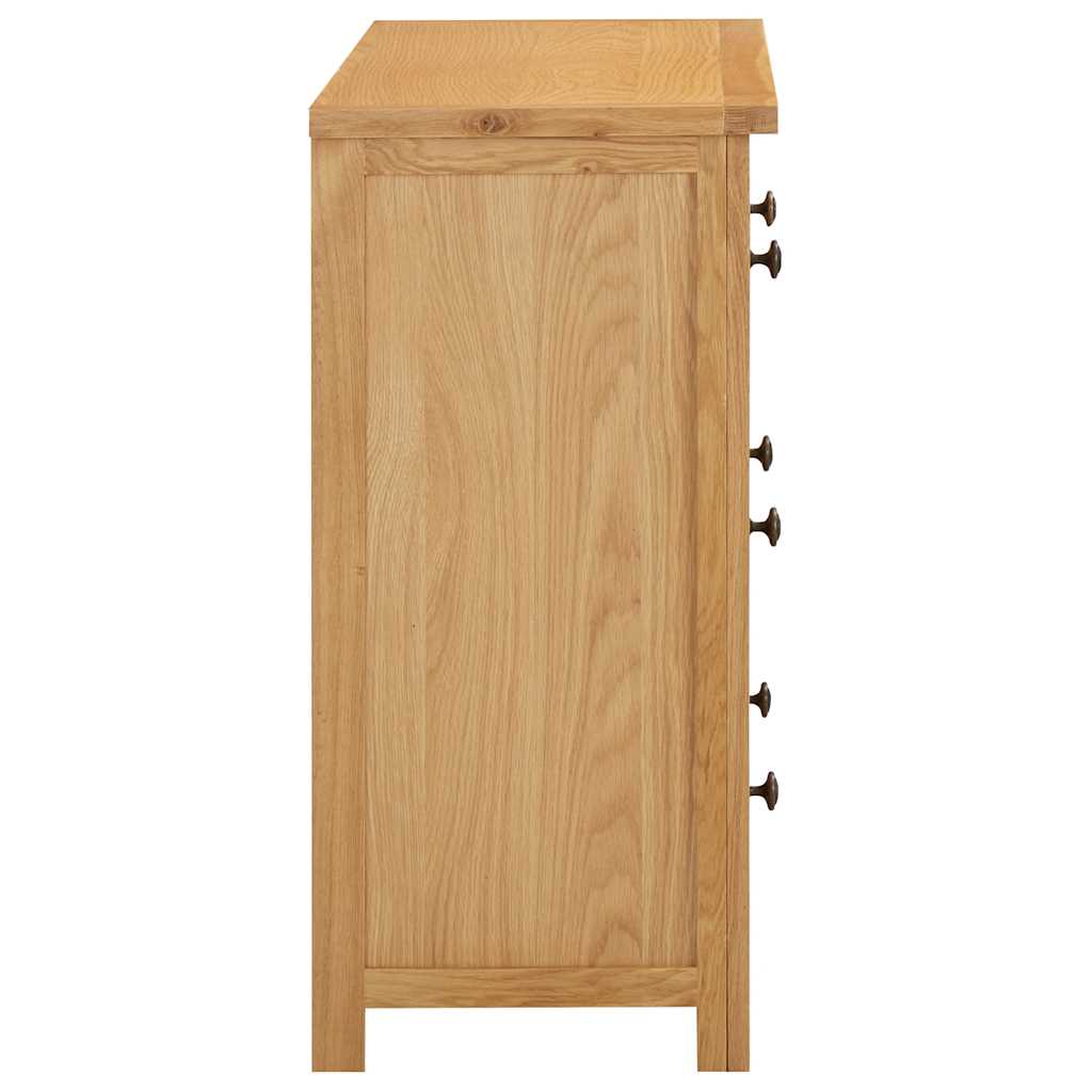 Chest Of Drawer | Natural Oak | Solid oak wood, MDF with oak veneer