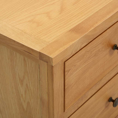 Chest Of Drawer | Natural Oak | Solid oak wood, MDF with oak veneer