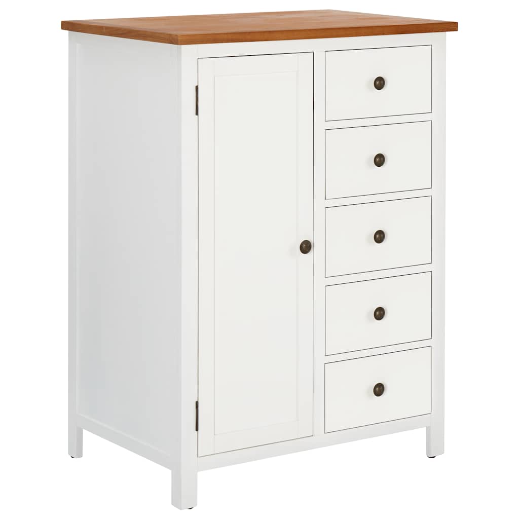 Wardrobe 76x52x105 cm Solid Oak Wood