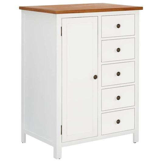 Wardrobe 76x52x105 cm Solid Oak Wood