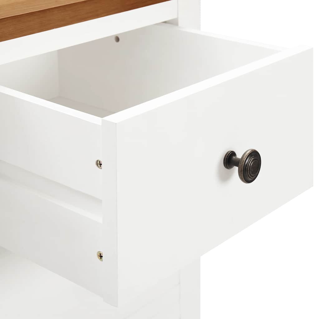 Wardrobe 76x52x105 cm Solid Oak Wood