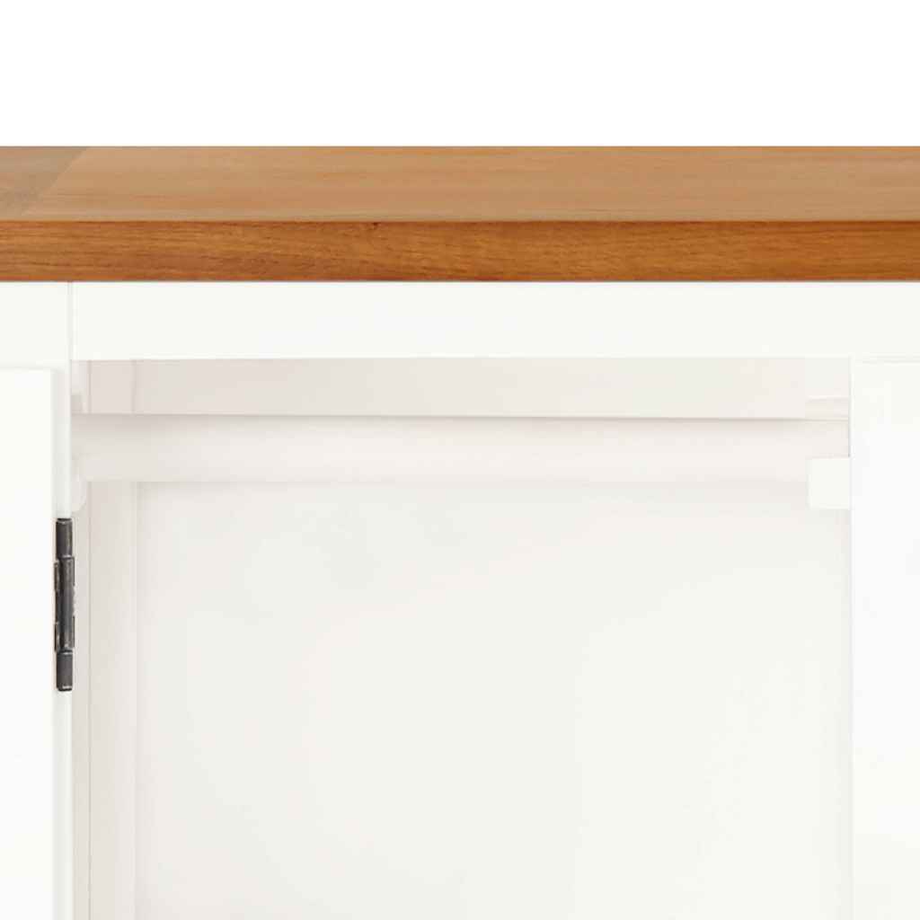 Wardrobe 76x52x105 cm Solid Oak Wood