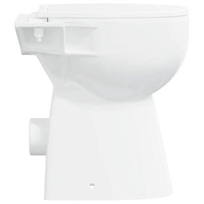 Rimless Toilet 7 cm Extra Height Soft Close Ceramic White